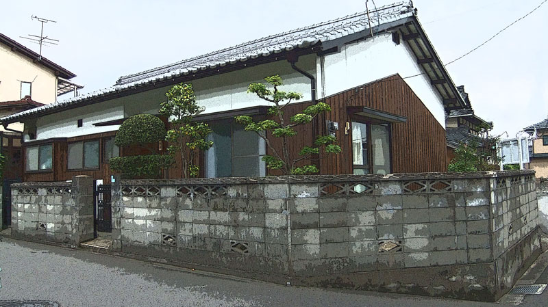 親学舎正面イラスト風画像